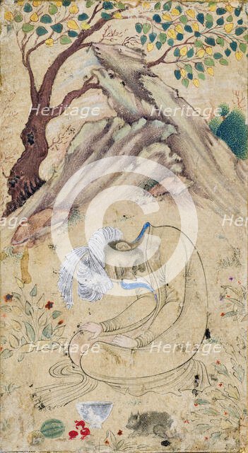 A Sufi in Ecstasy in a Landscape, between c1650 and c1660. Creator: Unknown.