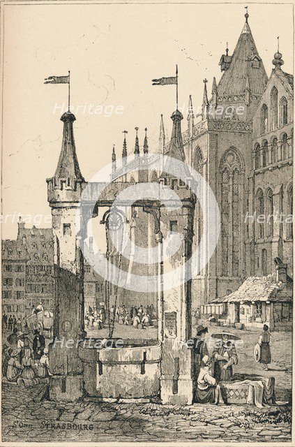 'Strasbourg', c1820 (1915). Artist: Samuel Prout.