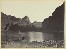 Black Cañon, Colorado River, from Camp 8, Looking Above, 1871. Creator: Tim O'Sullivan.