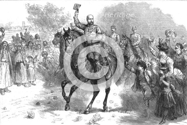 ''The Prince of Wales in the uniform of the Twelfth Hungarian Hussars', 1888. Creator: Unknown.