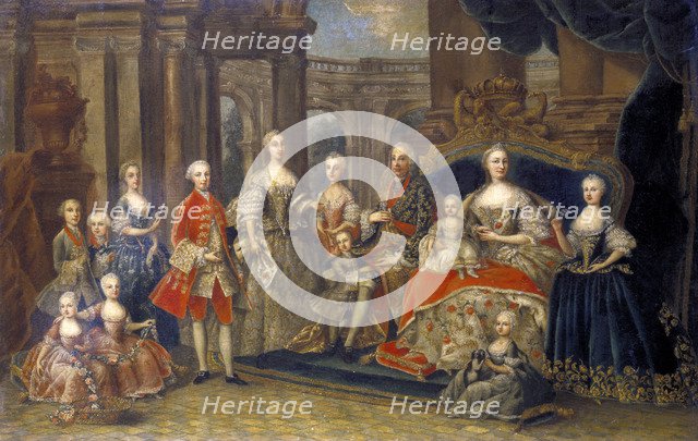 'Austrian Imperial Family', c1764. Artist: Anon