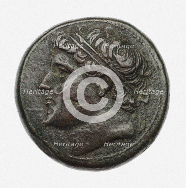 Coin of Hiero II of Syracuse, 238-215 B.C..