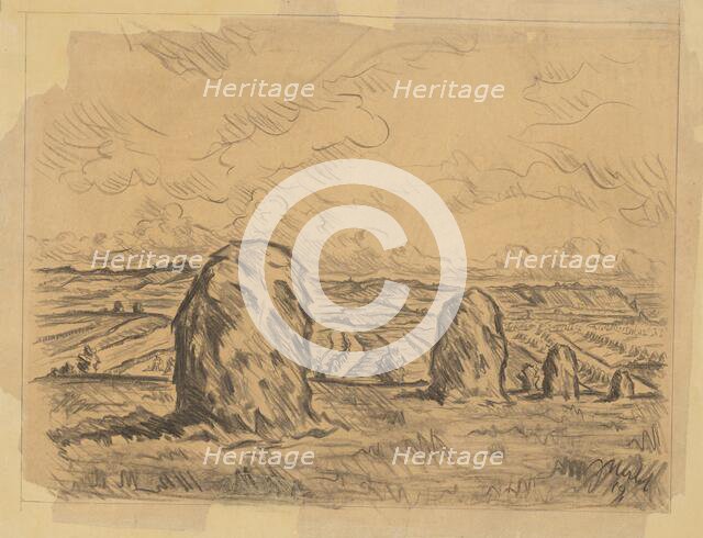 Haystacks, 1891. Creator: Unknown.