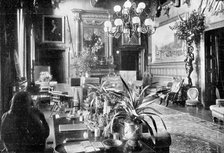 A salon, Sandringham House, Norfolk, 1910. Artist: Unknown