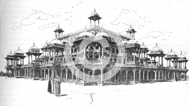 'The Mausoleum of Akbar, Agra', 1892, (1902). Creator: Joseph Holland Tringham.