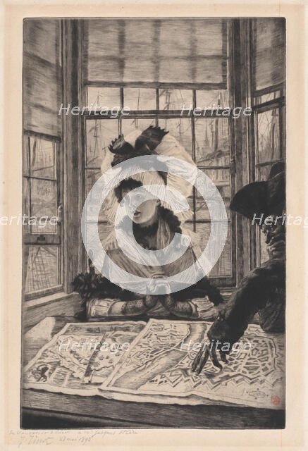 An Uninteresting Story, 1878. Creator: James Tissot.