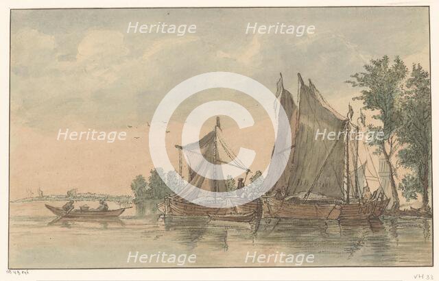 River view, 1795-1821. Creator: C. Dietrich.