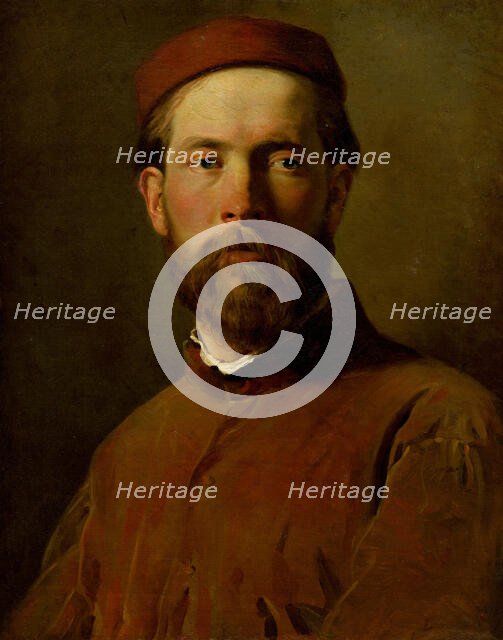 Portrait of a Man, 1855. Creator: Leopold Horovitz.