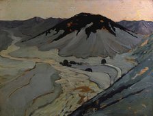 Egyptian landscape, 1895. Creator: Cottet, Charles (1863-1925).