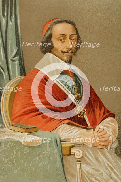 Cardinal de Richelieu (Armand Jean du Plessis) (1585-1642), French clergyman and statesman, 1886.  Creator: Unknown.