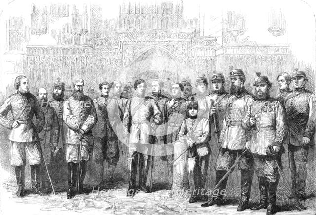 The Queen's Westminster Rifle Volunteers, 1862. Creator: Unknown.