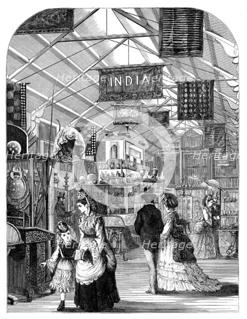 The International Exhibition: the Indian Court, 1871. Creator: Unknown.