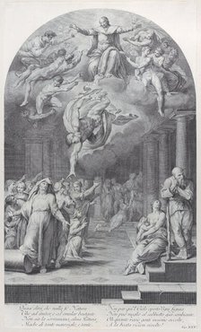 Plate 40: the division of the elect from the reprobate, 1756. Creators: Bartolomeo Crivellari, Gabriel Söderling.