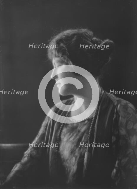 Miss Diana Wilson, portrait photograph, 1919 Mar. 11. Creator: Arnold Genthe.