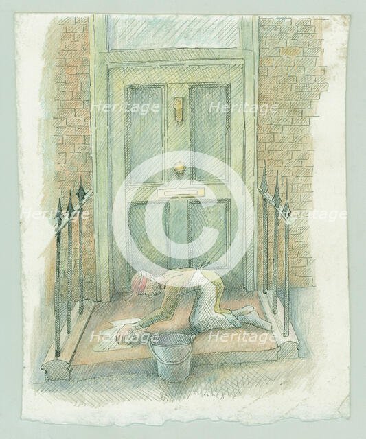 German naval bombardment of Scarborough, North Yorkshire, 1914 (2014). Creator: Judith Dobie.