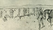 'Lord Roberts and His Staff Watching the Boer's Retreat from Zand River; General French in Pursuit o Creator: Melton Prior.