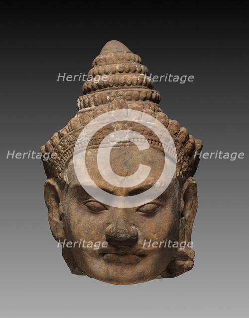 Colossal Head of a Deva, c. 1200. Creator: Unknown.