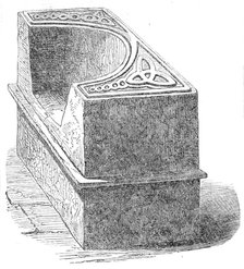 The Frith Stool, or Sanctuary Chair, at Hexham, 1861. Creator: Unknown.