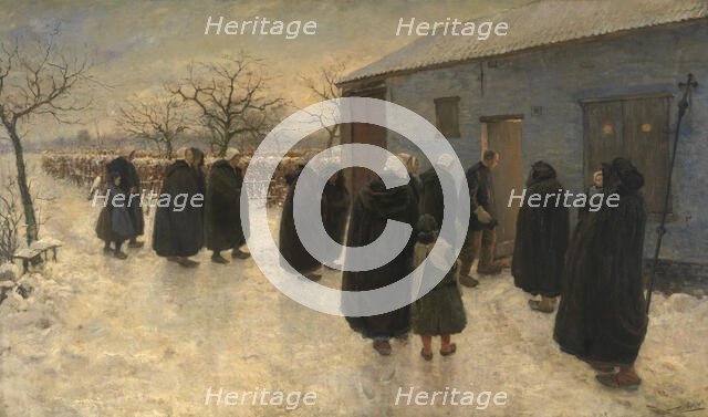 The Wake, 1889-1890. Creator: Theodoor Verstraete.