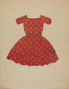 Child's Dress, c. 1936. Creator: Catherine Fowler.