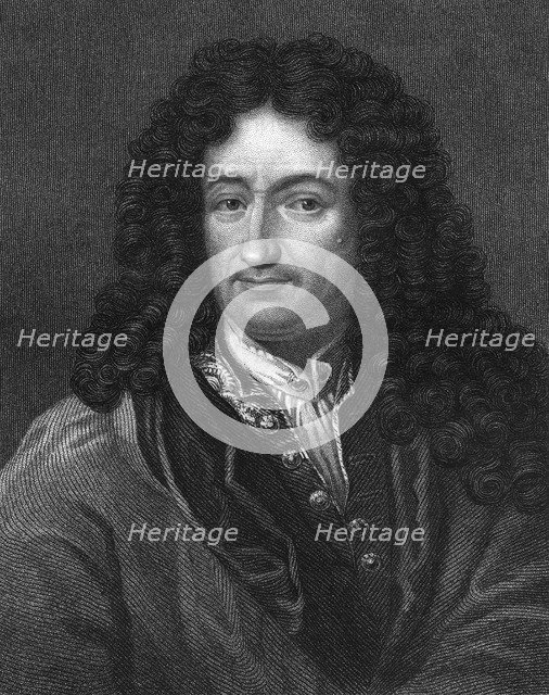 Gottfried Wilhelm von Leibniz, German philosopher and mathematician, (1836).Artist: B Holl