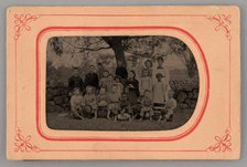 Untitled (Group Portrait of Children), 1875. Creator: Unknown.