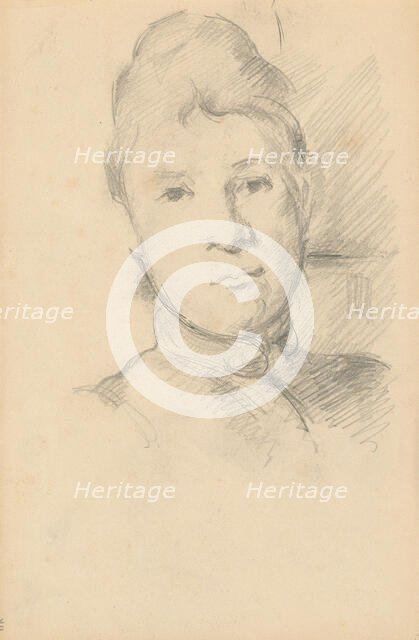 Madame Cézanne, 1888/1891. Creator: Paul Cezanne.