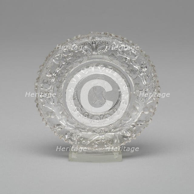 Cup plate, c. 1838. Creator: Unknown.