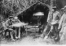 German soldiers in the Aisne District, 26 Dec 1914. Creator: Bain News Service.