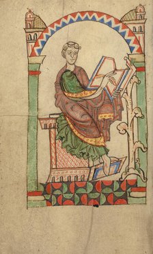 Scribe Writing, probably Eadmer of Canterbury, about 1140-1150. Creator: Unknown.