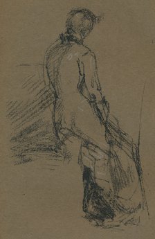 Form Study. c1868. Artist: James Abbott McNeill Whistler.