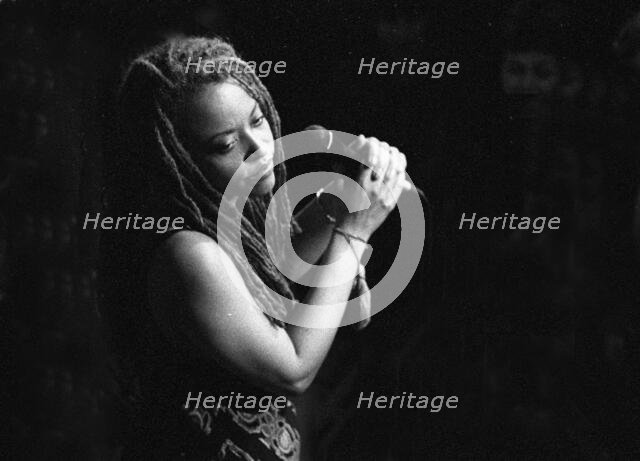 Cassandra Wilson, Jazz Café, Camden Town, London, April 1994. Creator: Brian O'Connor.