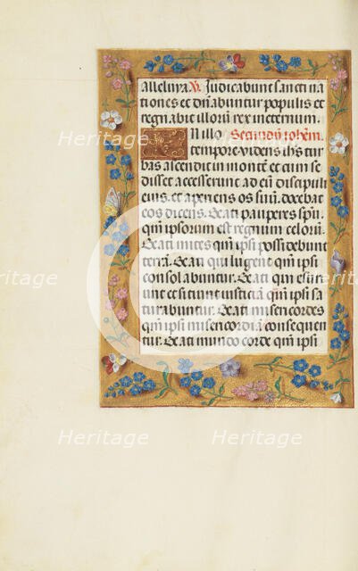 Decorated Text Page; Spinola Hours, about 1510-1520. Creator: Unknown.