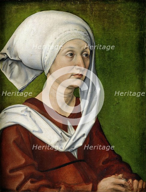 Portrait of the Artist’s Mother, Barbara Dürer, née Holper. Artist: Dürer, Albrecht (1471-1528)