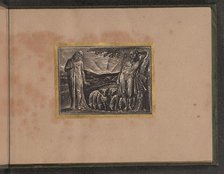 Thenot and Colinet, 1821. Creator: William Blake.