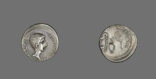 Denarius (Coin) Portraying Octavian, 36 BCE. Creator: Unknown.