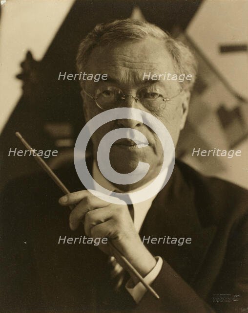 Portrait of the artist Wassily Kandinsky (1866-1944). Creator: Erfurth, Hugo (1874-1948).