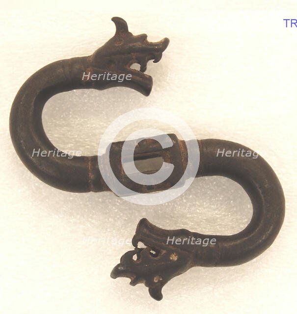 Dragon Hook, Iran or Central Asia, 15th century. Creator: Unknown.