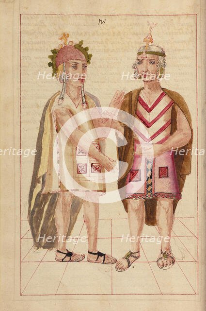 Tupac Inca Yupanqui and Pachacuti Inca Yupanqui, completed in 1616. Creator: Unknown.