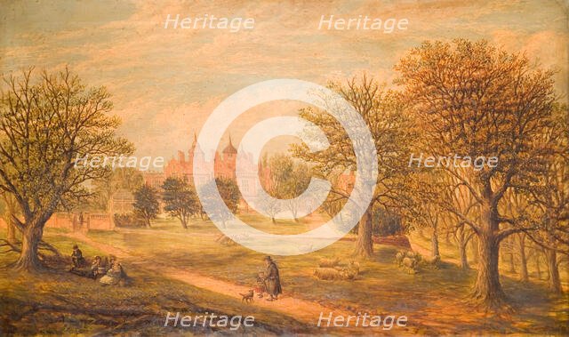 Aston Hall from the West, 1800-1900. Creator: J. Beardmore.