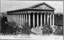 Paris - L'Eglise de la Madeleine. Creator: Unknown.