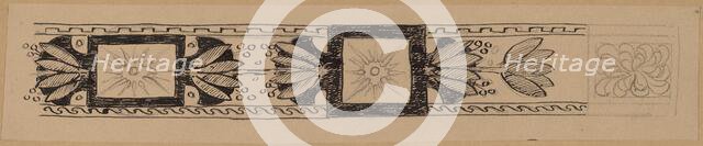 Study for a Border Design, 1890/1897. Creator: Charles Sprague Pearce.