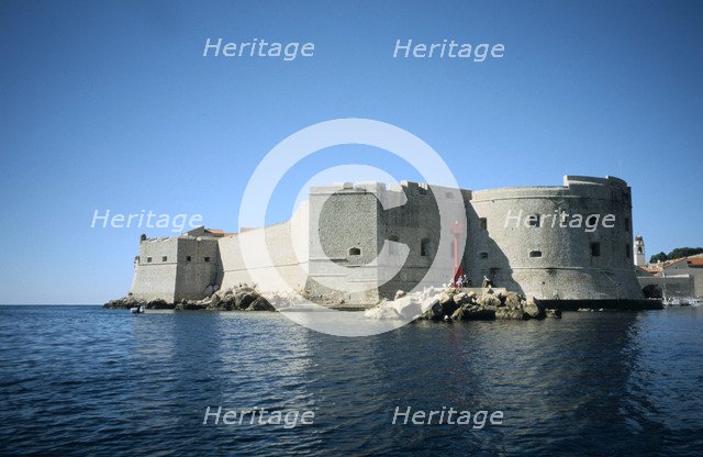 Fort St John, Dubrovnik, Croatia.