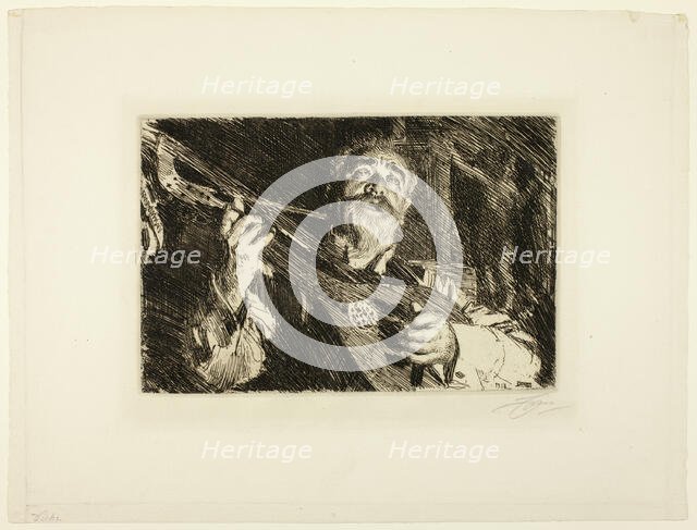 Vicke, 1918. Creator: Anders Leonard Zorn.