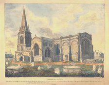 'Adderbury Church', c1830. Creator: Nathaniel Whittock.