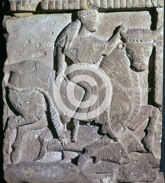 Europa being carried off by the bull, 6th century BC. Artist: Unknown