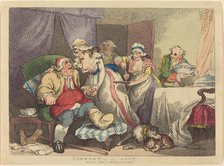 Comfort in the Gout, 1785. Creator: Thomas Rowlandson.