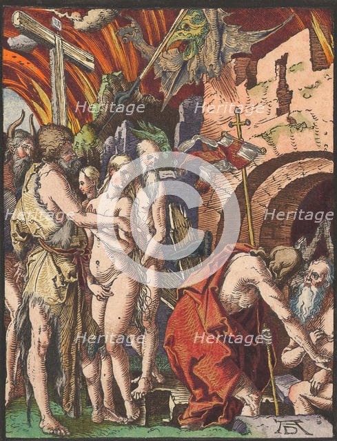 Christ in Limbo, from the Small Woodcut Passion.n.d. Creator: Albrecht Durer.