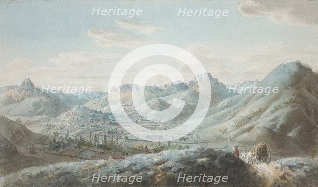 View of the Taraktash Mountain Range In Crimean Mountains, 1810s. Artist: Geissler, Christian Gottfried Heinrich (1770-1844)