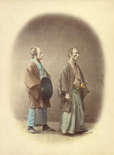 Samourai or Two Sworded Class, 1866-1867. Creator: Felice Beato.